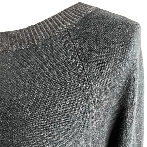 Woolrich Women’s Dark Gray Cotton/Wool Blend Crew Neck Sweater Size Small - Picture 5 of 9